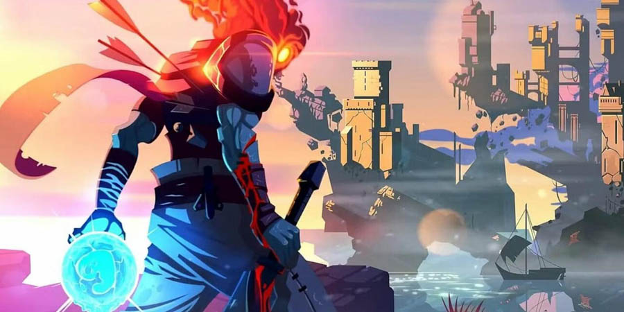 The Official Picture of Dead Cells with its main character, One of best aaa games on ios.