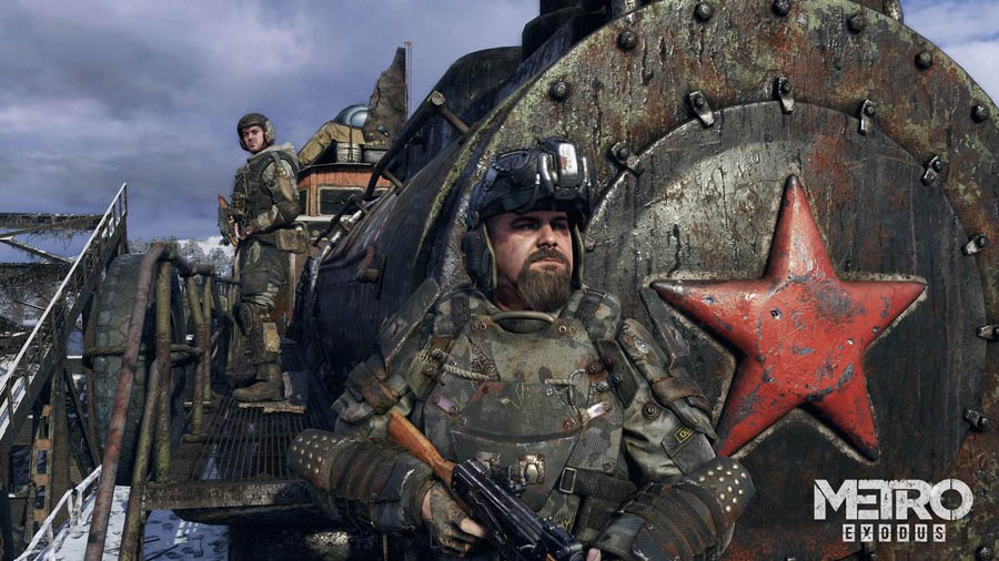 An official picture of Metro Exodus, one of the best aaa games on steam.