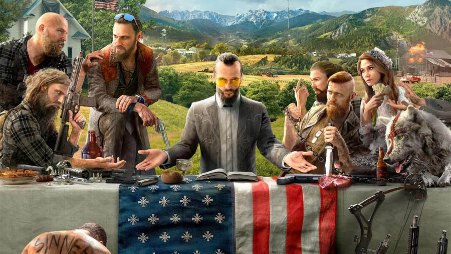 The official wallpaper of Far Cry 5, one of the best aaa games on steam.