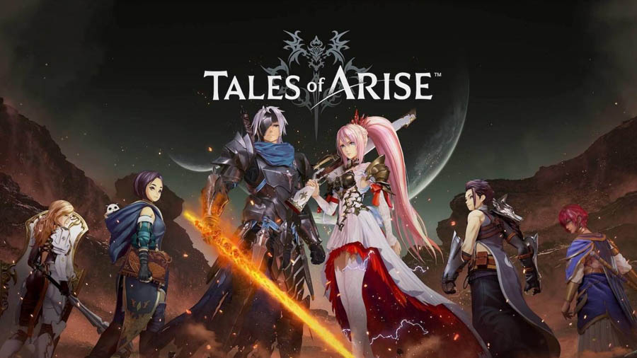 The Official Picture of Tales of Arise with its characters, One of best aaa games on xbox.