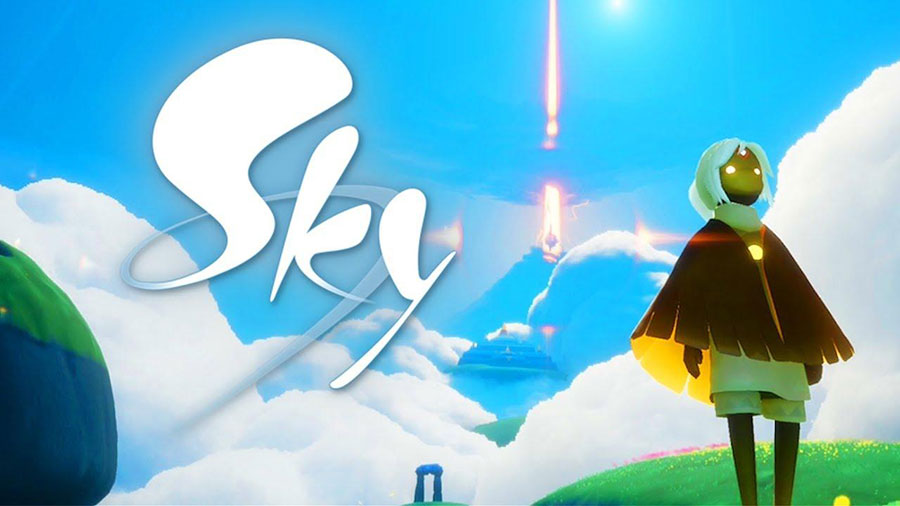 The Official Picture of Sky: Children of the Light with its character, One of best adventure games for android.