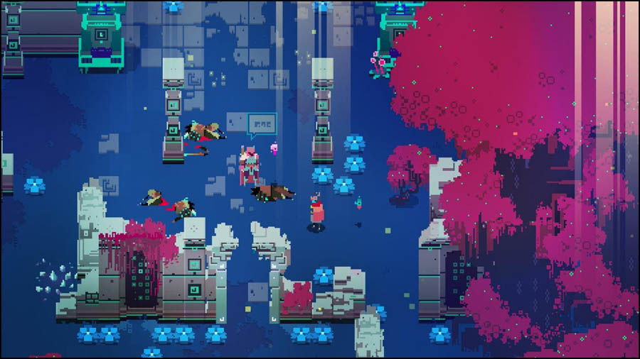 A photo of Hyper Light Drifter, one of the best adventure games for iphone.