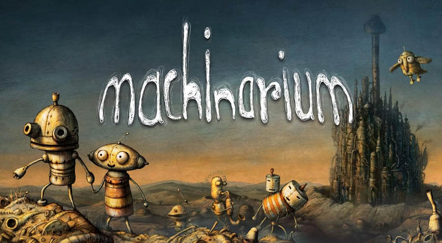 The official wallpaper of Machinarium.