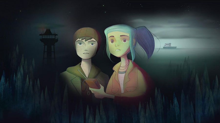 one of the main pictures of Oxenfree, one of the best adventure games for iphone.