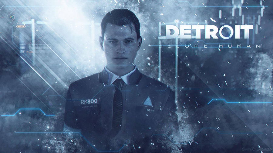 The Official Picture of Detroit: Become Human Featuring one of its main characters, One of best adventure games for ps4.