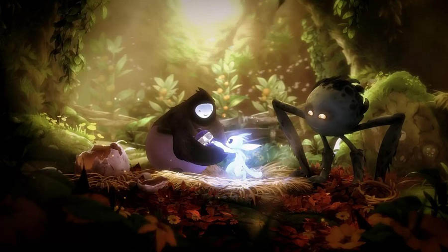 The official picture of Ori and the Will of the Wisps.