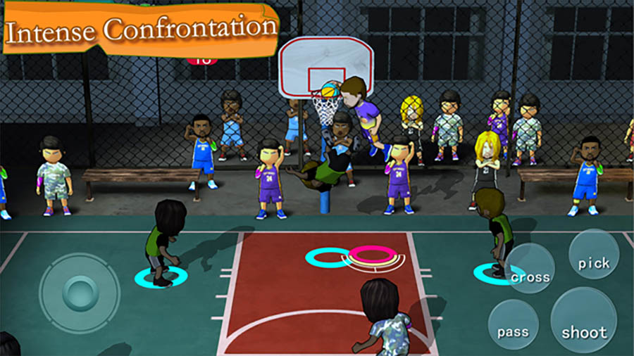 in game Picture of Street Basketball Association, One of best basketball games for android.