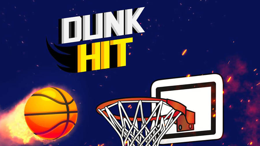 The Official Picture of Dunk Hit, One of best basketball games for android.