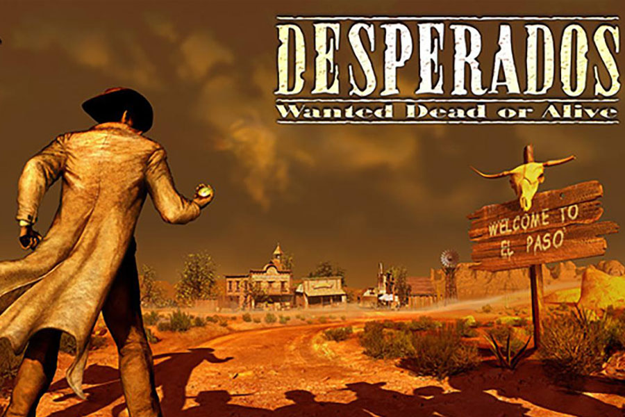 The Official Picture of Desperados: Wanted Dead or Alive, one of the best cowboy video games.