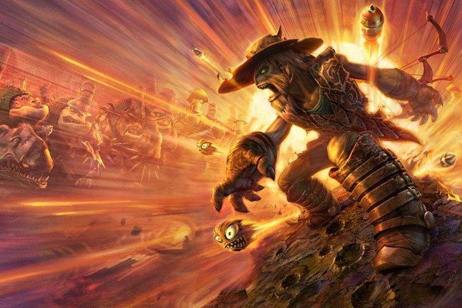 The Official Picture of Oddworld: Stranger's Wrath, one of the best cowboy video games.