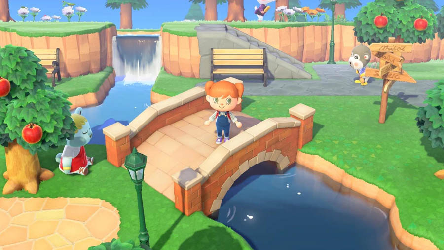 A main picture of Animal Crossing: New Horizons.