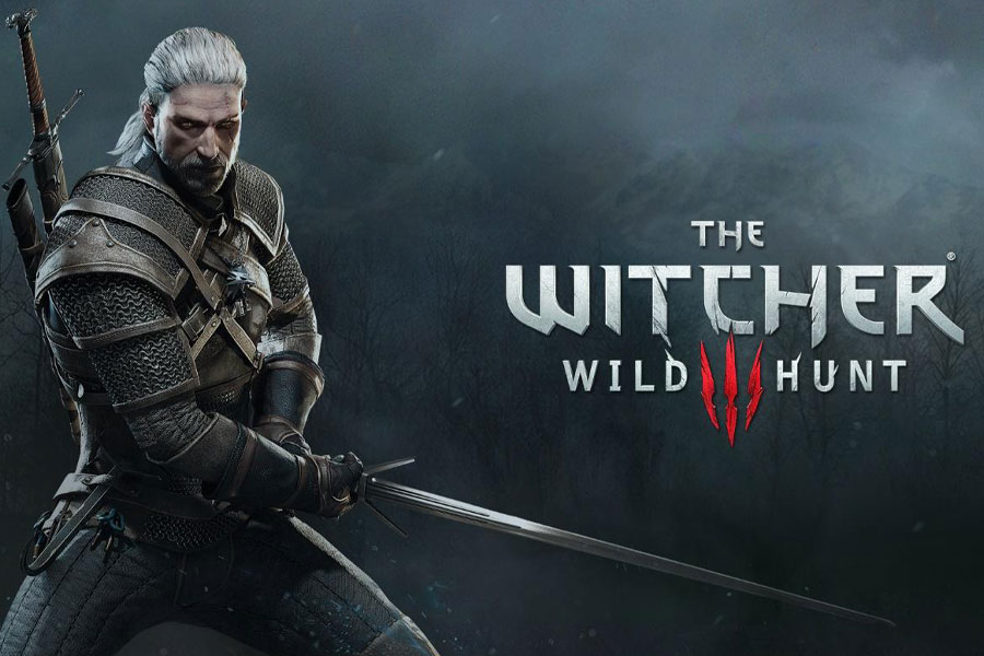 The Official Picture of The Witcher 3: Wild Hunt featuring Geralt, One of The best historical video games.