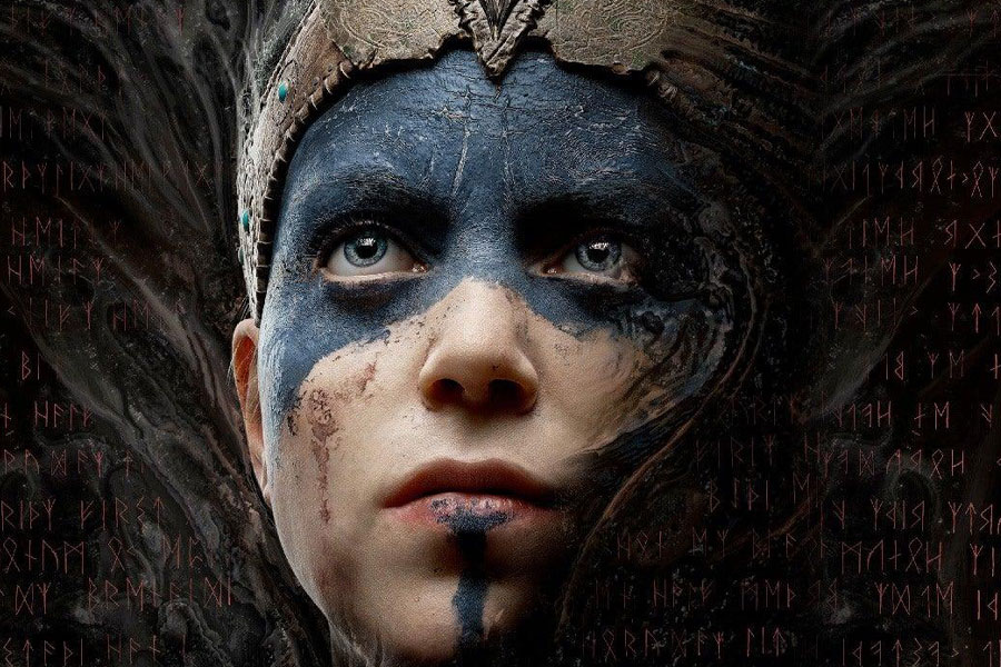 The Official Picture of Hellblade: Senua’s Sacrifice featuring Senua, One of The best historical video games.