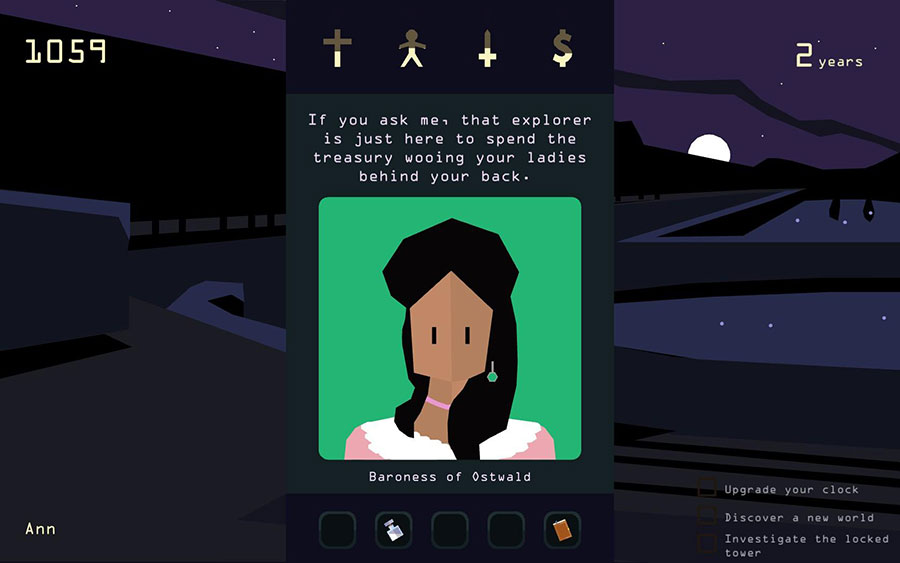 In game picture of Reigns: Her Majesty, One of best offline android games for flights.