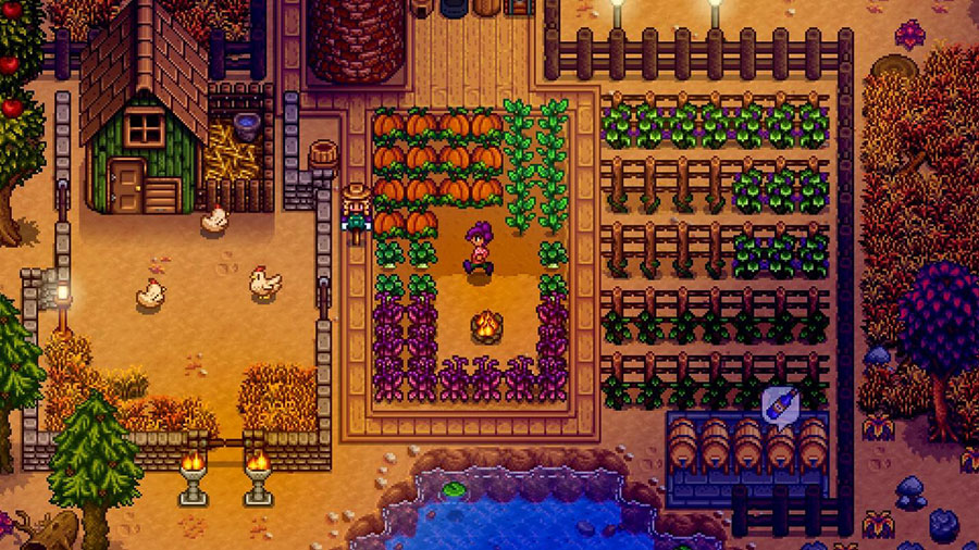 In game picture of Stardew Valley, One of best offline android games for flights.