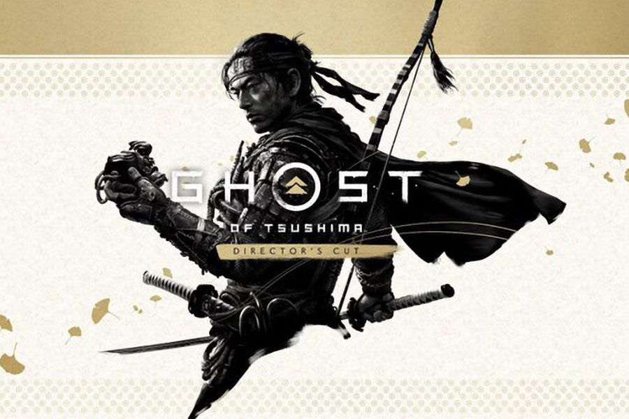 The Official Picture of Ghost of Tsushima: Director’s Cut with its main character, One of best samurai games ps5.