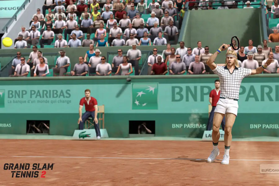 The In Game Picture of Grand Slam Tennis 2, One of best tennis video games of all time.