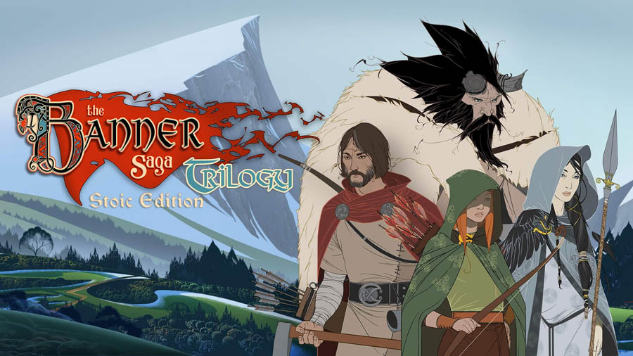 The official picture of The Banner Saga. One of the best Turn-based strategy Games on Xbox.