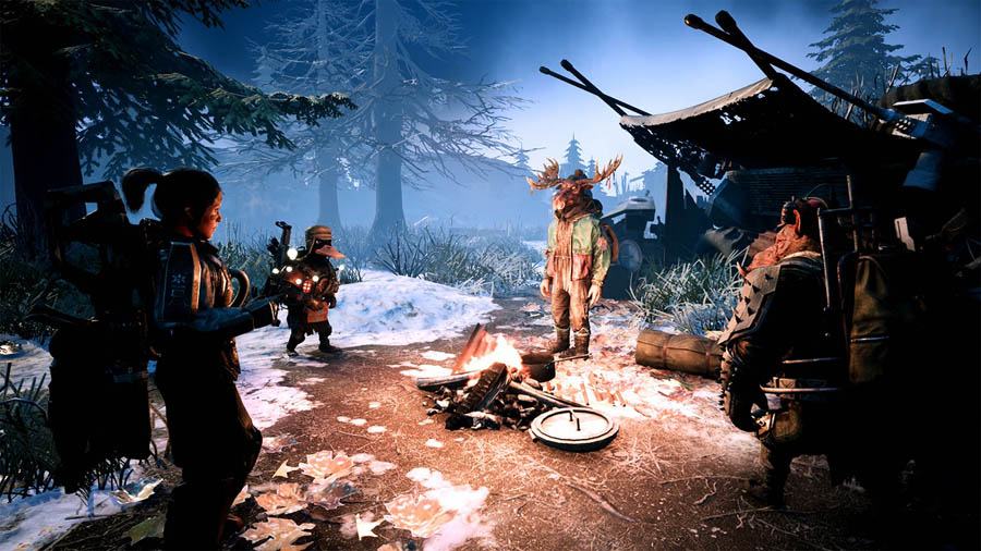 The main wallpaper of Mutant Year Zero: Seed of Evil, One of the best Turn-based strategy Games on Xbox.