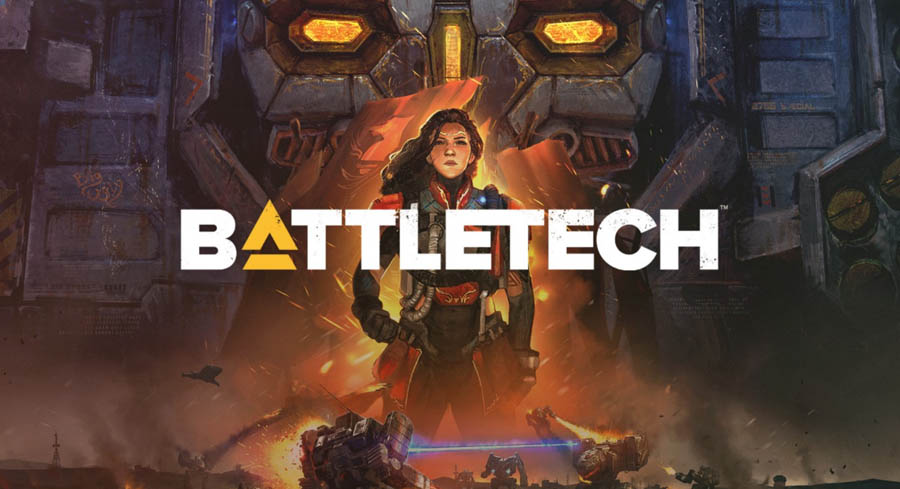 The main wallpaper of Battletech. One of the best Turn-based strategy Games on Xbox.