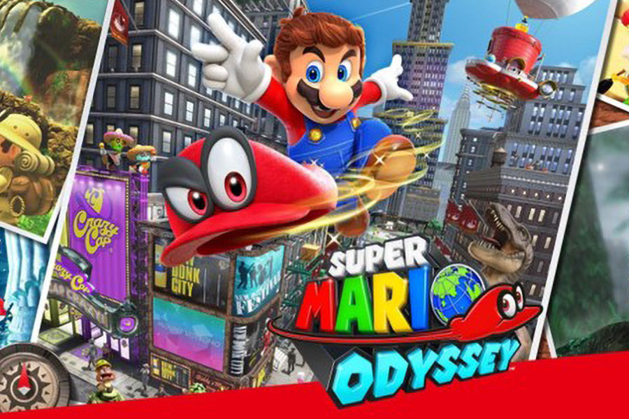 The Official Picture of Super Mario Odyssey Featuring Mario, One of best video games for 5 year olds.