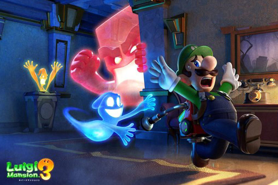 Official poster of Luigi's Mansion 3 among the best video games for 8 year olds.