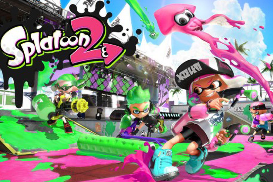 Splatoon 2 wallpaper is among the best video games for 9 year olds.