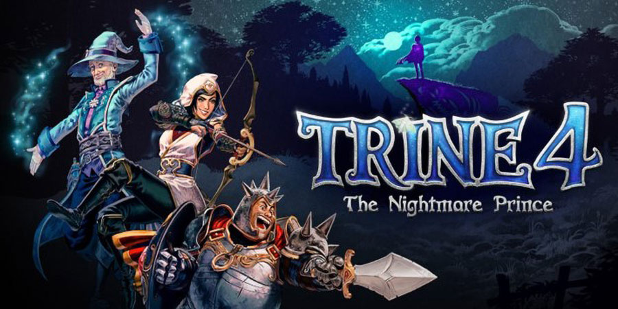 The Official Picture of Trine Series Featuring its three main characters, One of best video games for engineers.