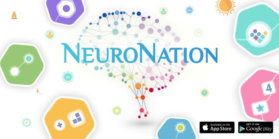 The Official Logo of NeuroNation, One of the best video games for improving memory.