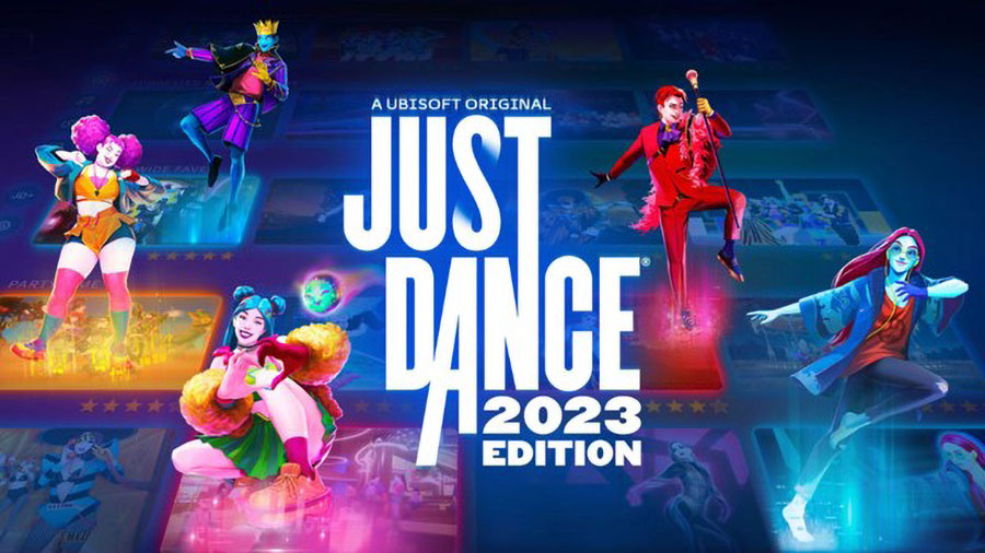 The Official Picture of Just Dance 2023, One of best video games for weight loss.