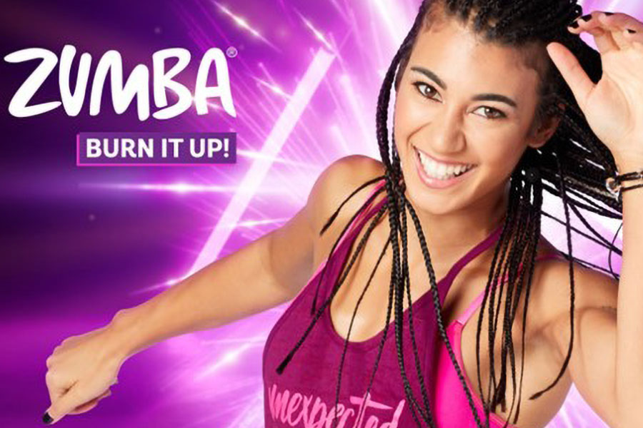 The Official Picture of Zumba: Burn It Up!, One of best video games for weight loss.