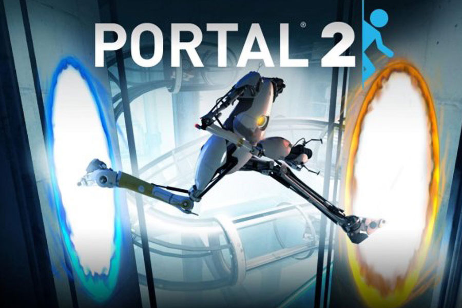 The Official Picture of Portal 2 Featuring one of its main characters, One of best video games to increase intelligence.