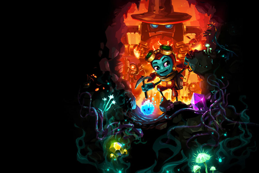 The Official Picture of SteamWorld Dig 2, one of the best western video games of all time.