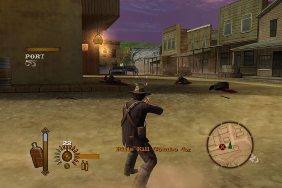 The in game Picture of Gun, one of the best western video games of all time.