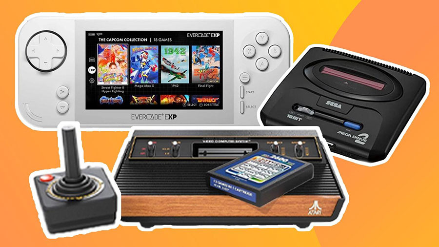 Picture of Retro Gaming Consoles, a birthday gift for video gamer.