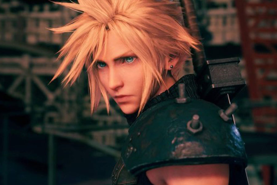 a Picture of Cloud Strife From Final Fantasy VII, One of The coolest video game characters.