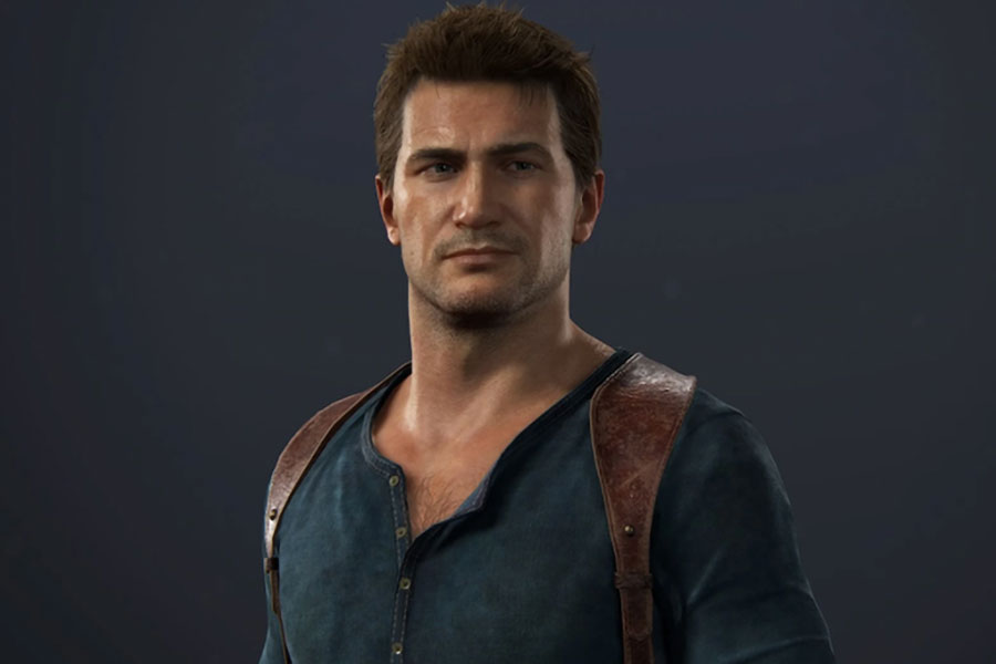 a Picture of Nathan Drake From Uncharted Series, One of The coolest video game characters.