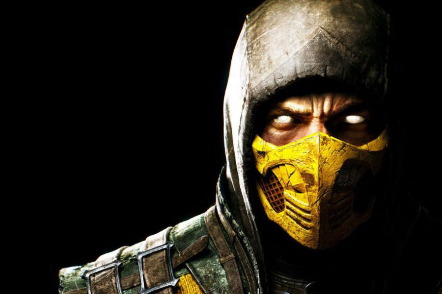 a Picture of Scorpion From Mortal Kombat Series, One of The coolest video game characters.