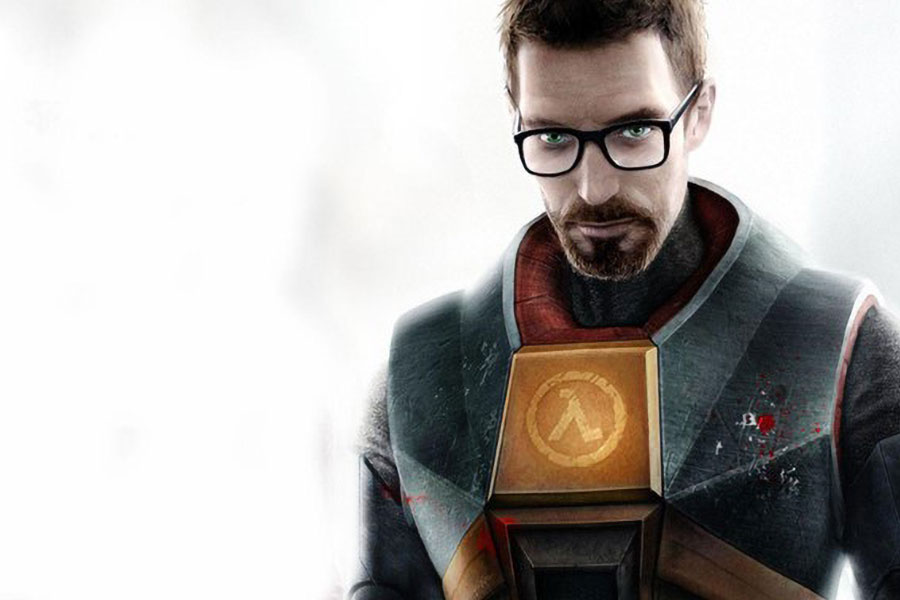 a Picture of Gordon Freeman From Half-Life Series, One of The coolest video game characters.