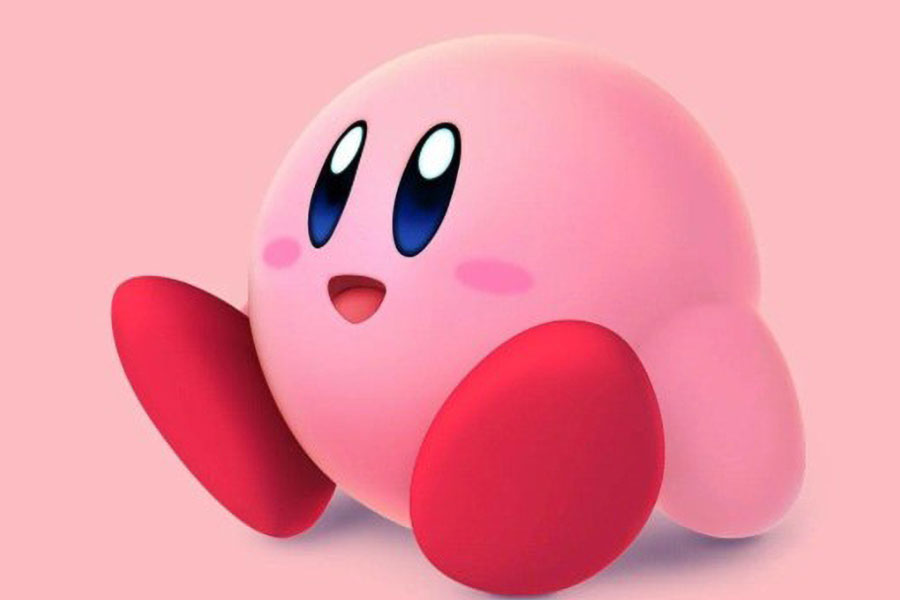 a Picture of Kirby From Kirby Series, One of The coolest video game characters.