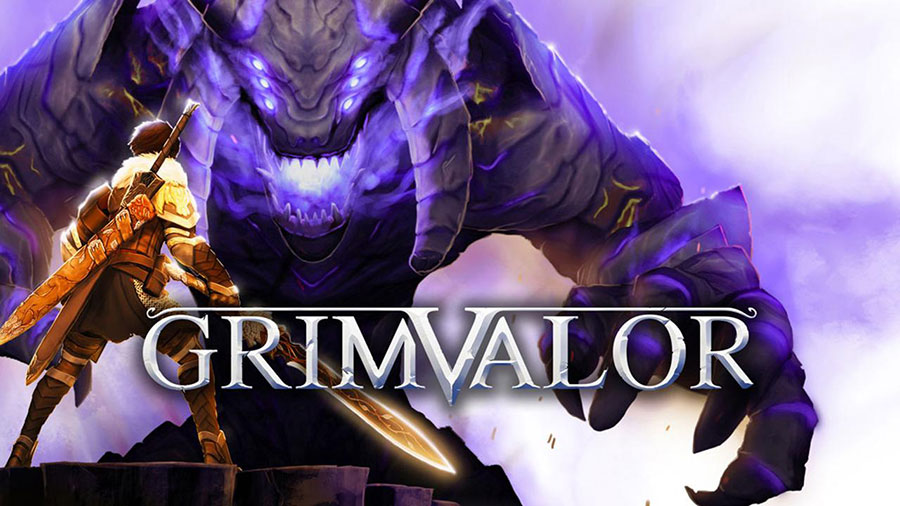 The Official Picture of Grimvalor, One of dungeon crawler games for android.