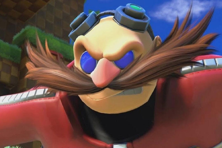 A Picture of Dr. Robotnik from Sonic the Hedgehog, One of The easiest boss fights in video games.