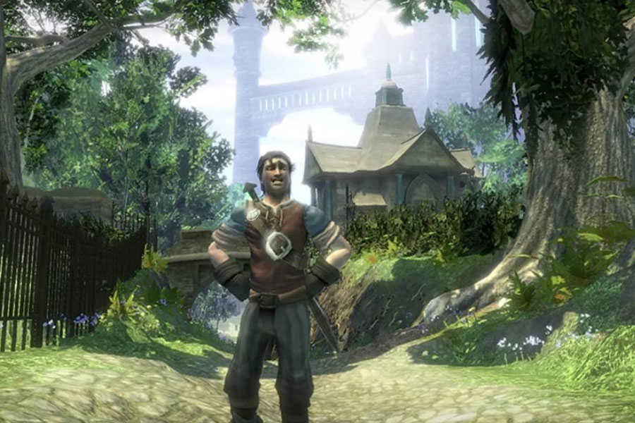 in game picture of Fable 2, One of Top Titles with the Easiest Boss Fights in Video Games.