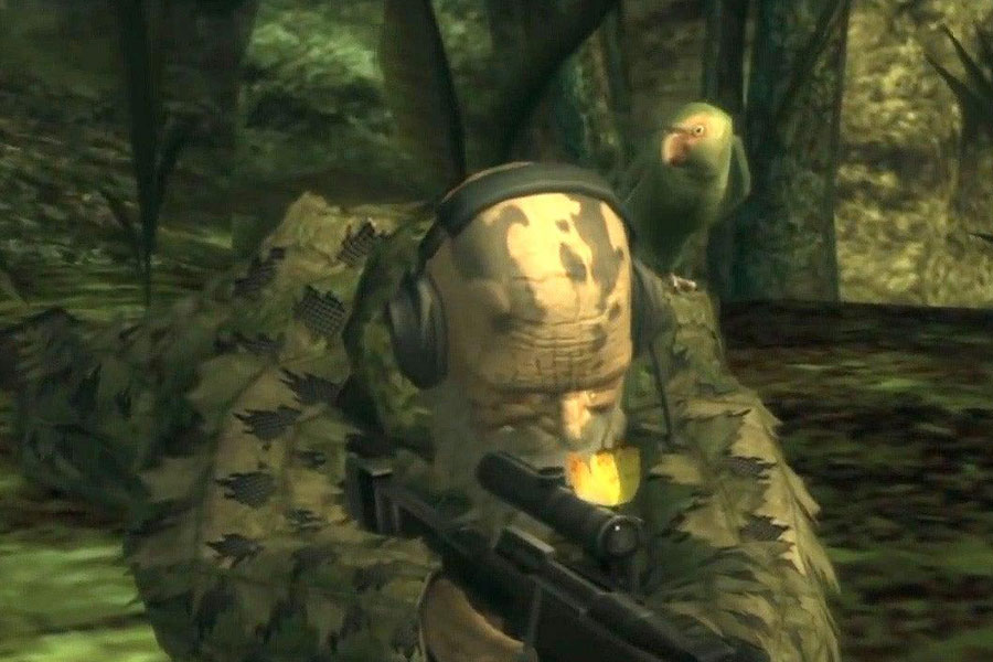 A Picture of The End from Metal Gear Solid 3: Snake Eater, One of The easiest boss fights in video games.