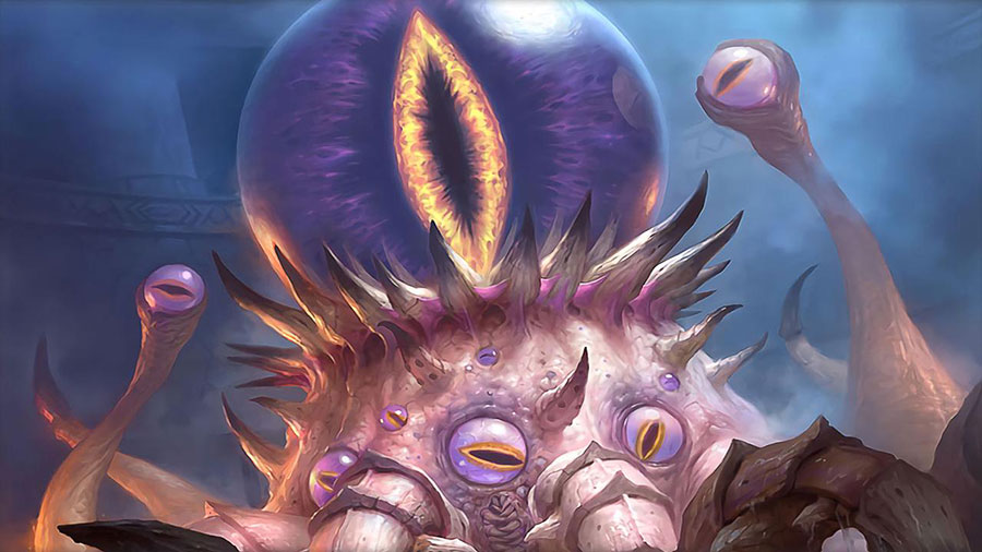 a picture of C’thun from World of Warcraft, One of The hardest boss fights in games.