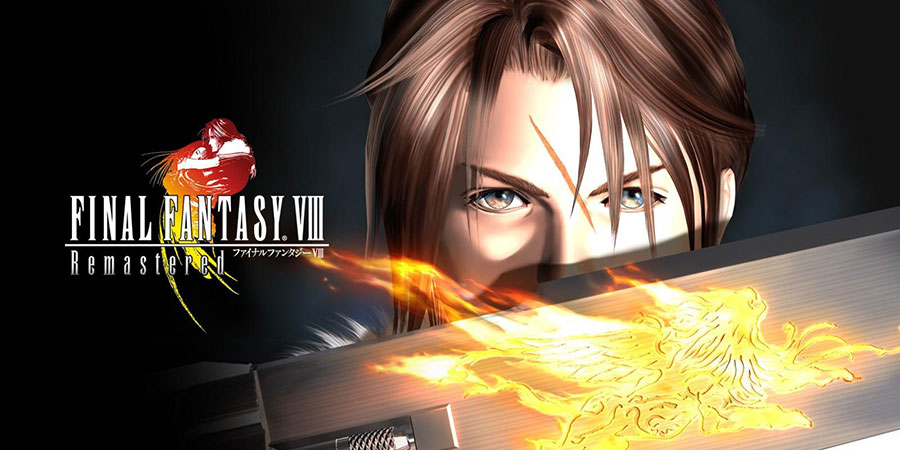 The Official Picture of Final Fantasy VIII with Squall, One of Top Titles with the hardest boss fights in games history.