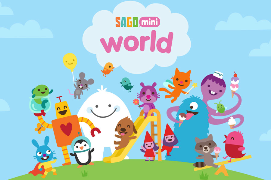 The Official Picture of Sago Mini World, One of ios kids games without ads.