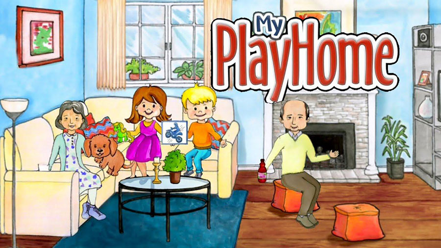 The Official Picture of My PlayHome, One of kids android games without ads.