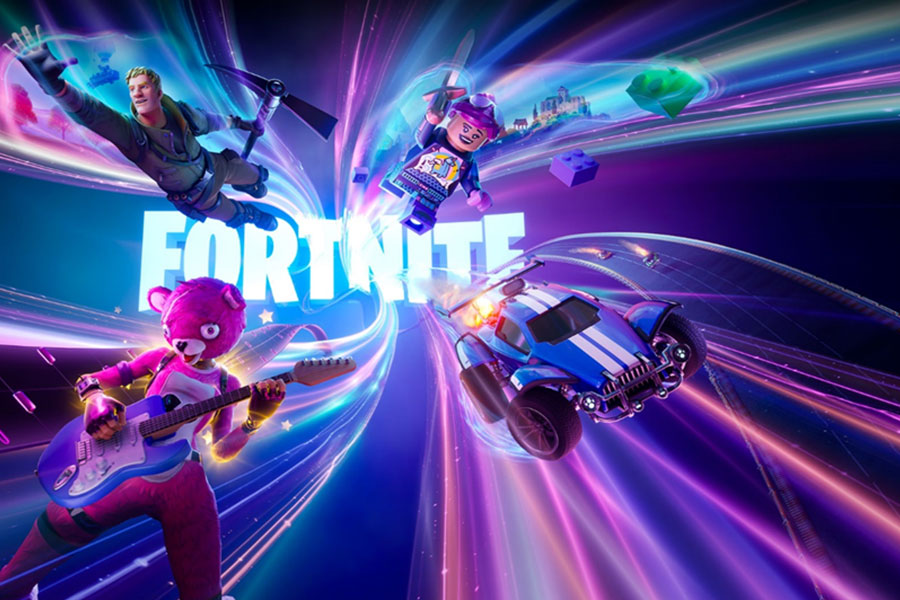 The Official Picture of Fortnite, One of The most active players pc games.