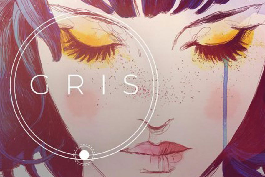 The Official Picture of Gris featuring its main character, One of The most emotional video games.